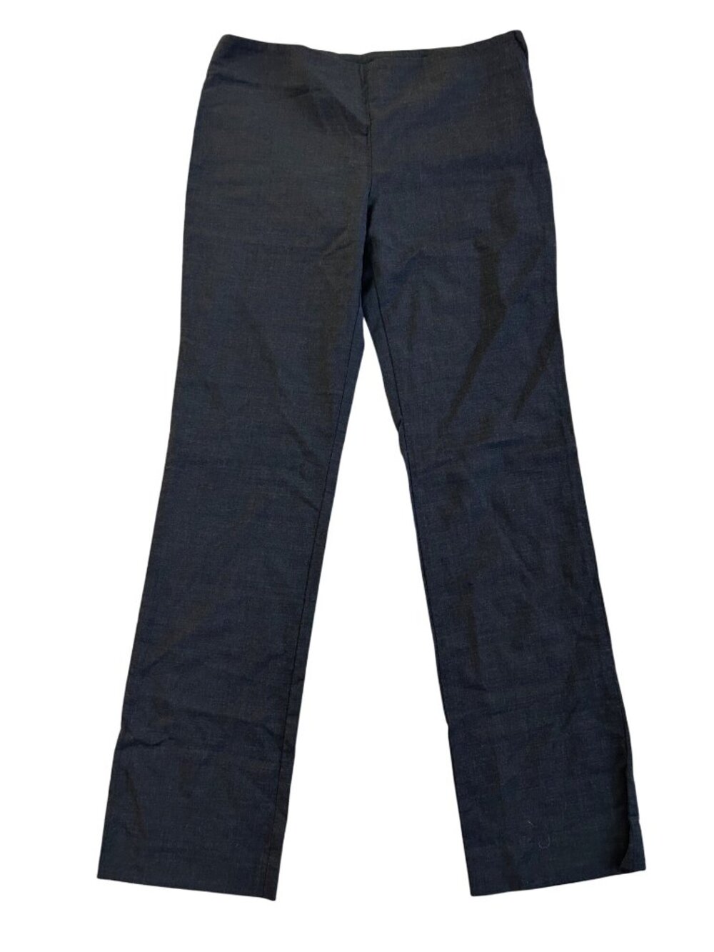 Tory Burch Women's Sz 6 Wool Blend Black Straight-Leg Pants Tailored Design